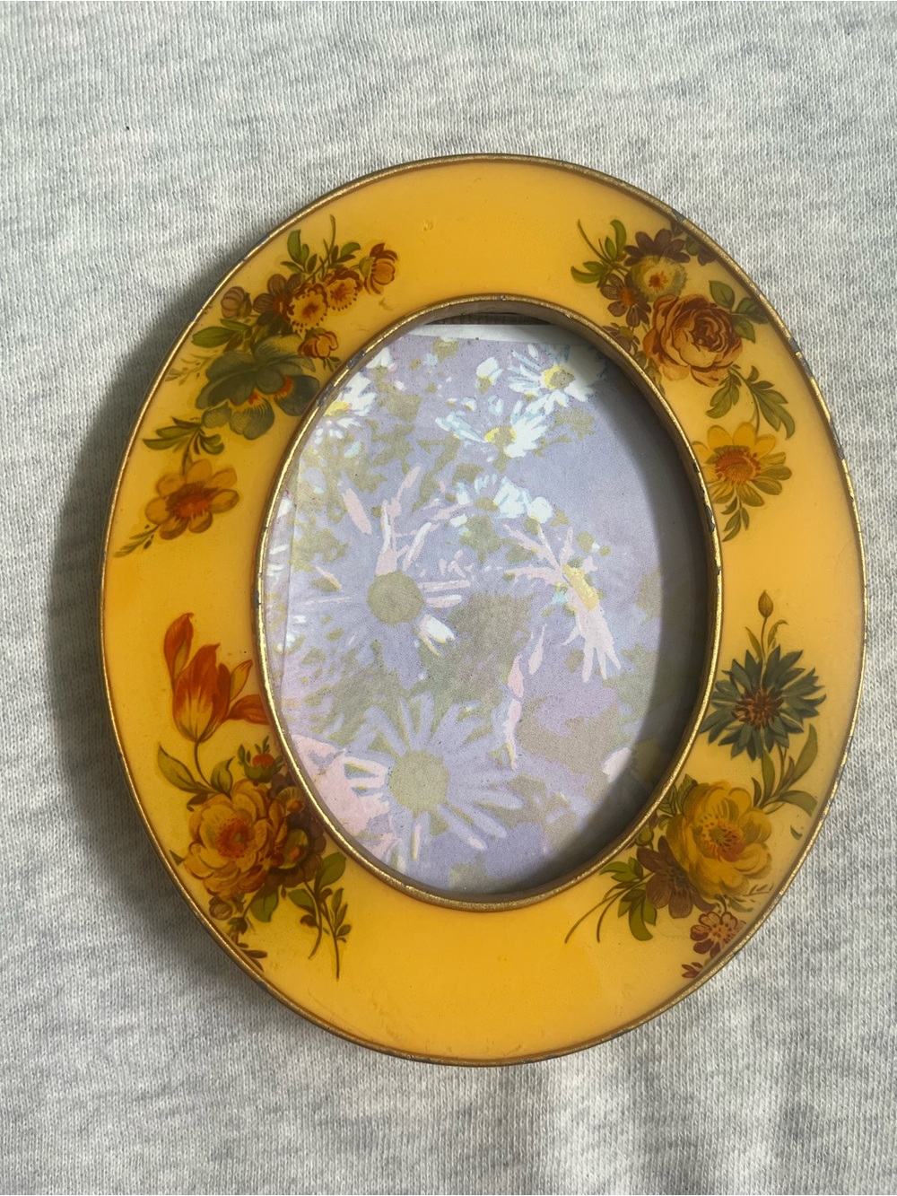 Vintage Floral Picture Frame